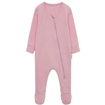 Pink DreamZip Ribbed Sleep Garment