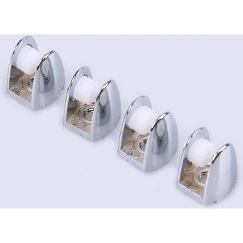 4pcs Half Round Glass Support Brackets
