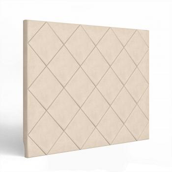 Estilo Eterno Cabecero Beige con Bordes Sutiles 145x120 cm