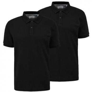 S.Oliver Herren Poloshirt mit Logostickerei und Label-Detail, Größe M