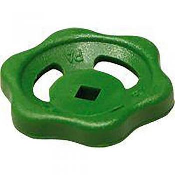 Volant à main vert, Sanitop Wingenroth, Ø50x6mm