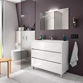Mueble de baño Arenys 80 cm con 3 cajones y lavabo