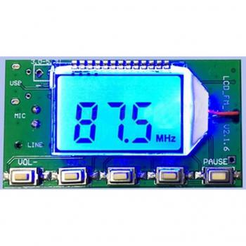 DSP PLL FM Transmitter Digital Module Wireless Stereo Microphone 87-108MHz