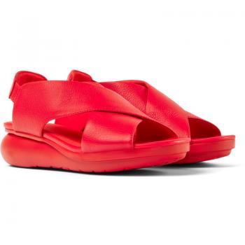 Women’s Camper Balloon Red Sandals – 38 (EU) Leather