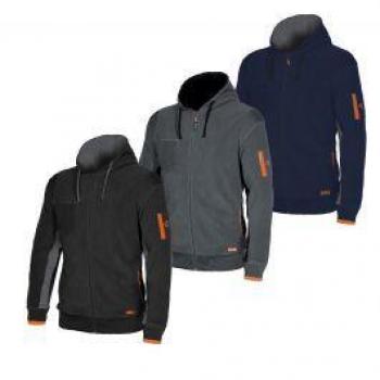 Microfleece Starter Shirt Ortigara 04807 – Industrie L – Grau