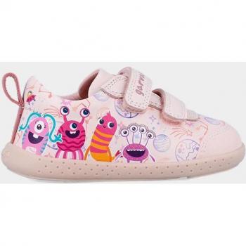 Zapatillas de piel rosa para niña Biomecanics