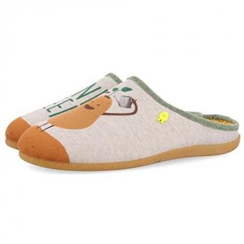 Gioseppo Monetta Grey Comfort‑Fit Slippers UK 7.5 Womens