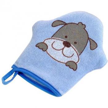 Plush Cotton Baby Bath Brush with Animal Design