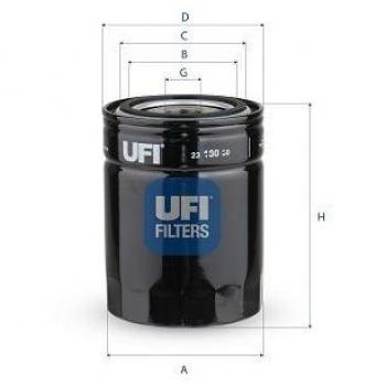 Filtro olio UFI 23.180.00 con Valvola di Non Ritorno