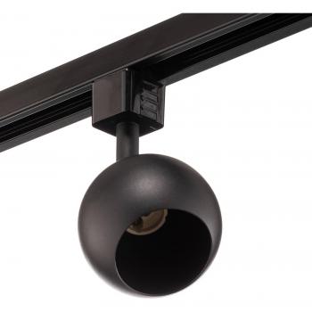 3-Light Black Aluminium Track Lighting by Prios Felipo