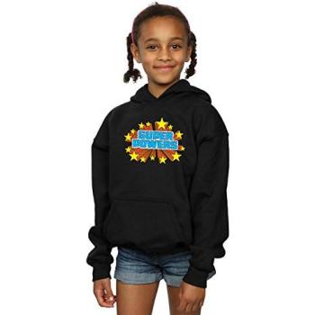 DC Comics Aquaman Girl’s Heroic Hoodie – Black (Size 7‑8 Years)