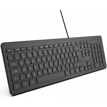 Mobility Lab ML304250 AZERTY Kabeltastatur mit USB-Hubs
