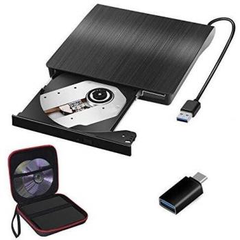 Lecteur CD/DVD Externe USB 3.0 et Type-C