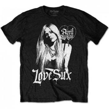 Avril Lavigne Unisex Love Sux T-Shirt Black