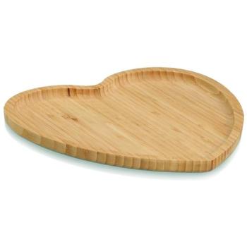 Bambù Serviertablett Zeller 27x25 cm