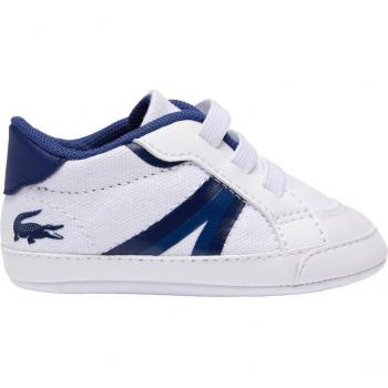 Lacoste Scarpe L004 Crib Nero e Blu Marino per Neonati 19