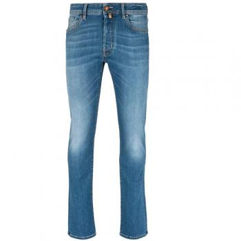 Jacob Cohën Light Blue Slim Fit Stretch Denim Jeans, Male, Size: W38