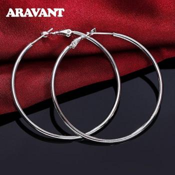 Créole Argent 925 80 mm