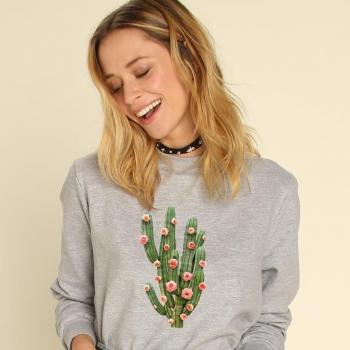 XS Sweatshirt mit Kaktus