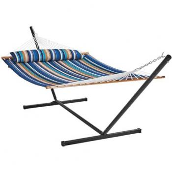 VEVOR 480lb Capacity Two Person Hammock with Stand