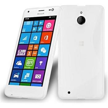 Custodia Smartphone Cadorabo Semi‑Trasparente per Lumia 850