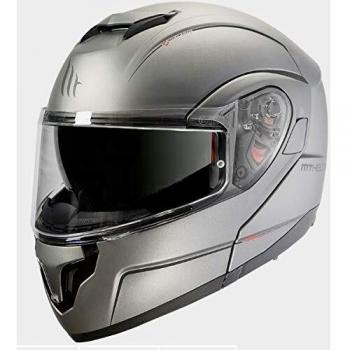 Casco MT Atom SV Solid Matt Titanio XS