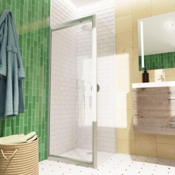 Paroi de douche compacte TEX-C 80x80cm anticalcaire