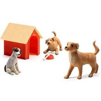 Spielfiguren-Set HUNDE in bunt