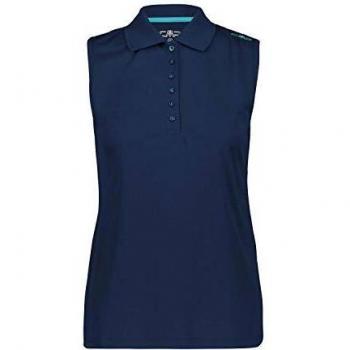 Tinta Unita Polo Donna CMP senza maniche 52 blu