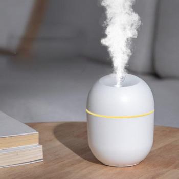 Electric 300ml Humidifier and Aroma Diffuser with USB and Colorful Light