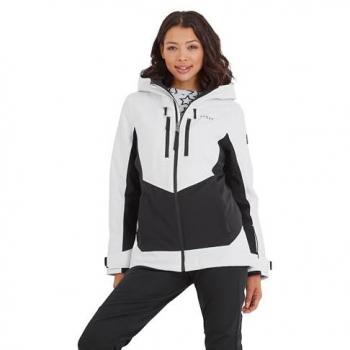 Tog 24 Black Womens Montana Ski Jacket with Helmet-Friendly Hood