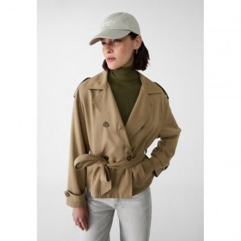 Stradivarius XS Khaki Belted Trench Coat