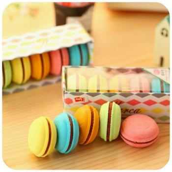 5 pcs Macaron Rubber Erasers for Kids