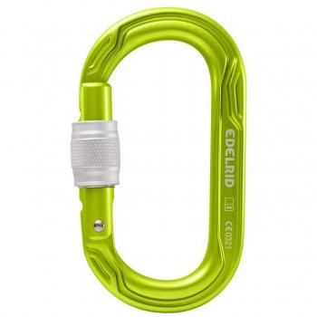 Edelrid Karabiner Oval Power 2500 olivgrün