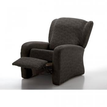 Juego de Fundas Gris Relax DeKo para Sofá y Sillón – 1 Plaza (4 piezas)