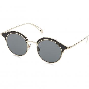 Gafas de Sol Giorgio Armani 0AR6071, Negro/Oro Pálido, 46 para Mujer