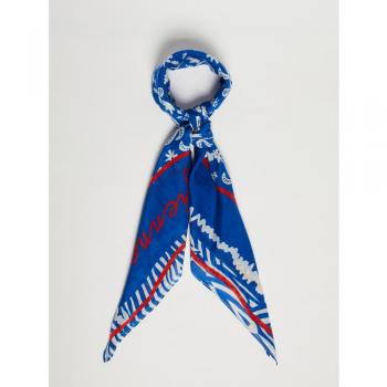 Scarf Silk Blend Avocado Iblues