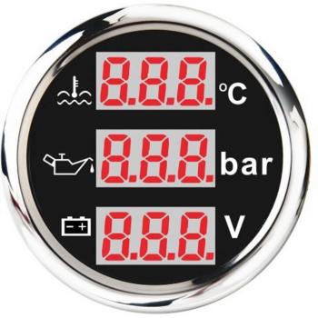Herramienta Multifunción 52 mm: Medición de Agua, Aceite y Voltaje