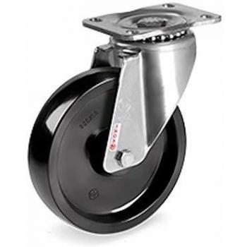 Roulette Inox 100 mm pour Chariot de Cuisson