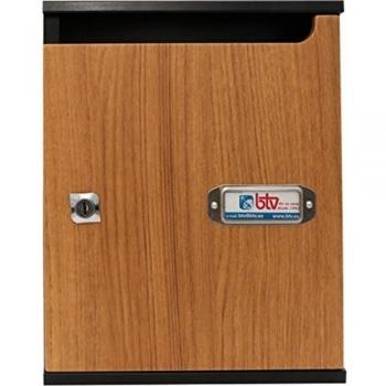Buzón de Aluminio y Madera BTV Gala 300x240x80 mm