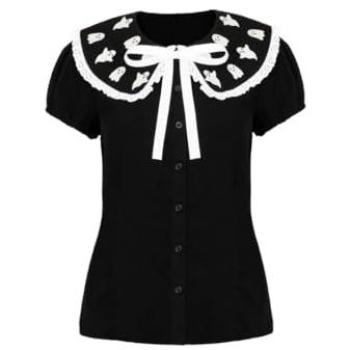Women’s Black Phantomette Halloween Blazer – Medium Size