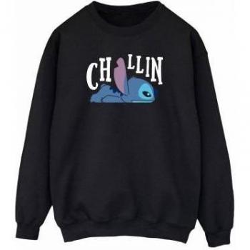 Disney Damen Lilo und Stitch Gemütlichkeit Sweatshirt L weiß