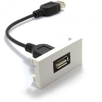 Kenable USB 2.0 Type A Socket Panel Mount Faceplate Module