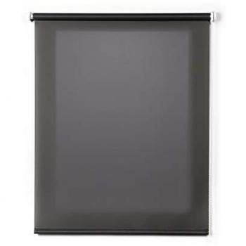 Estor Enrollable Translúcido para Ventanas y Puertas, 100% Poliéster, Mecanismo de Cadeneta, Acabados de Calidad, Sistema de Seguridad Infantil, Color Gris, Dimensiones 180 x 180