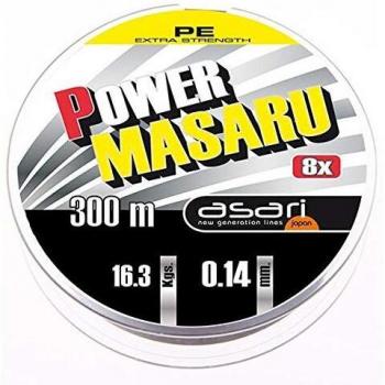 Asari Power Masaru Unisex Green Braided Line, 0.180 mm, 300 m