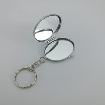 Metal Round Case Makeup Mirror