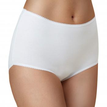 Soft and Breathable Women's Lycra-Cotton Full Briefs, Maternity, White, 5PK by Vanever