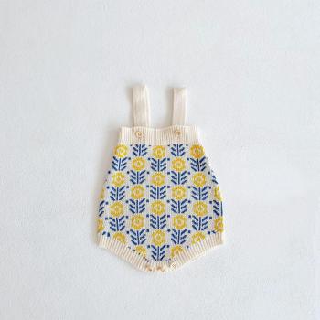 Floral Meadow Baby Pullover