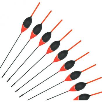 10PCS Red Buoy Float Bobber 2.5g 18cm