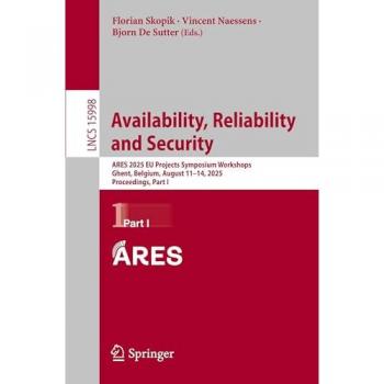 Availability, Reliability and Security